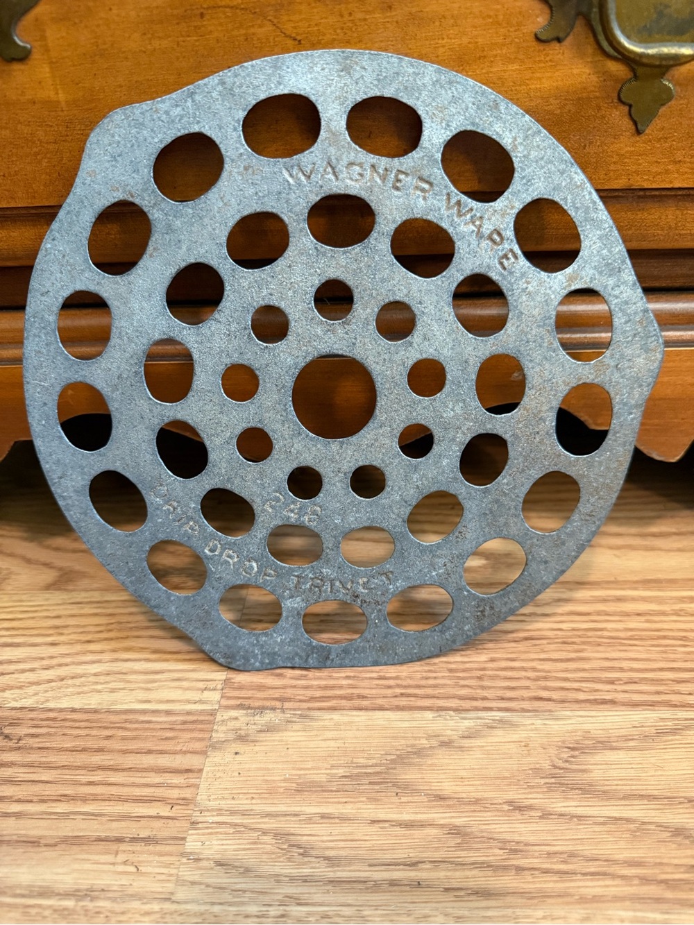 Wagner Ware Drip Drop Trivet 248 Cast Aluminum Magnesium Alloy